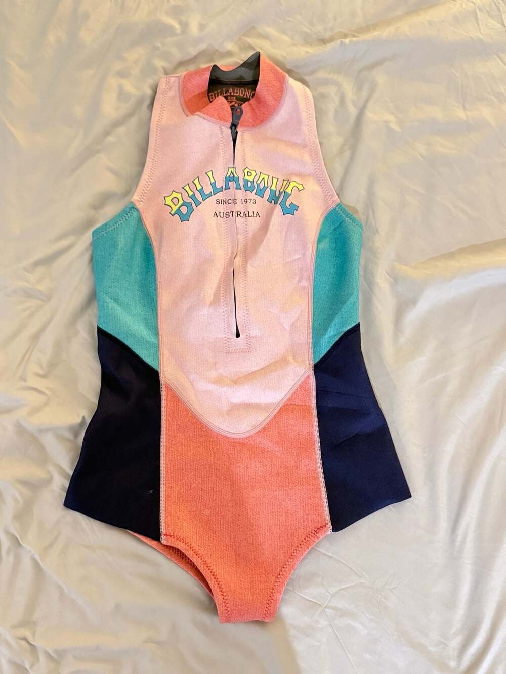 1/1 Sleeveless Chest Zip Springsuit Wetsuit